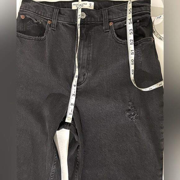 Abercrombie & Fitch The 90's Straight Leg Ultra High Rise Curve Love - Picture 9 of 9